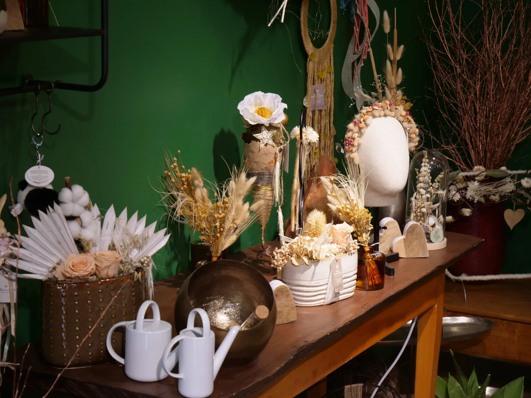 Table florale Atelier Chardon Bleu